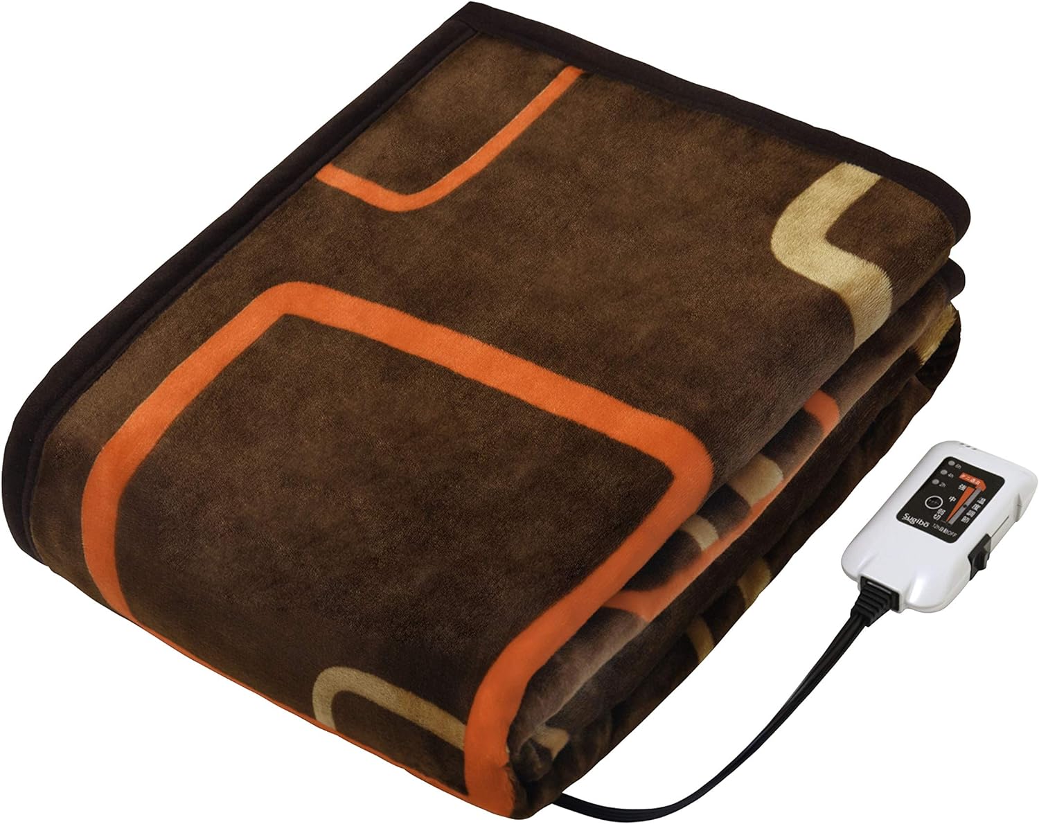 椙山紡織 プレミアムボア電気敷毛布 ロング 電気敷布 SB20SL14-DB ダークブラウン Sugibo