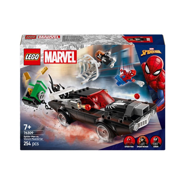 レゴ スーパーヒーロー 76309 マーブル スパイダーマン 大 ヴェノム マッスルカー レゴ公式 (贈呈品なくなり次第贈呈終了)