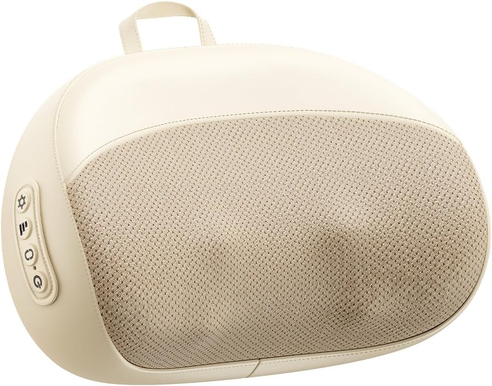 【母の日ギフト】腰枕 クッション Hoxhyon USB充電式 腰・背中・首・肩・太もも・ふくらはぎ 一台多役 寝ながら使える ピロー コードレス 双方向回転 3段階強度調節 温熱機能 静音 タイマー