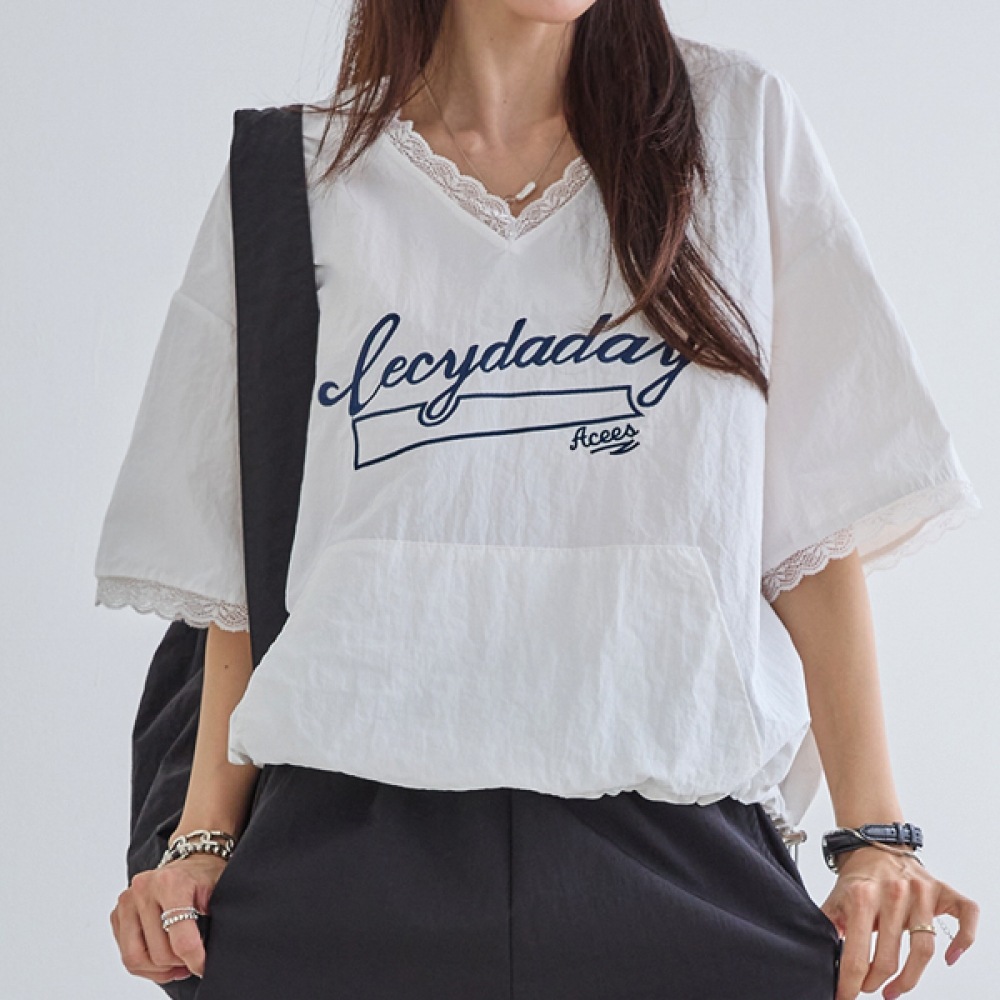 [マーク21] (55~110) レースVネックTシャツNK52-TS-26 5,273円