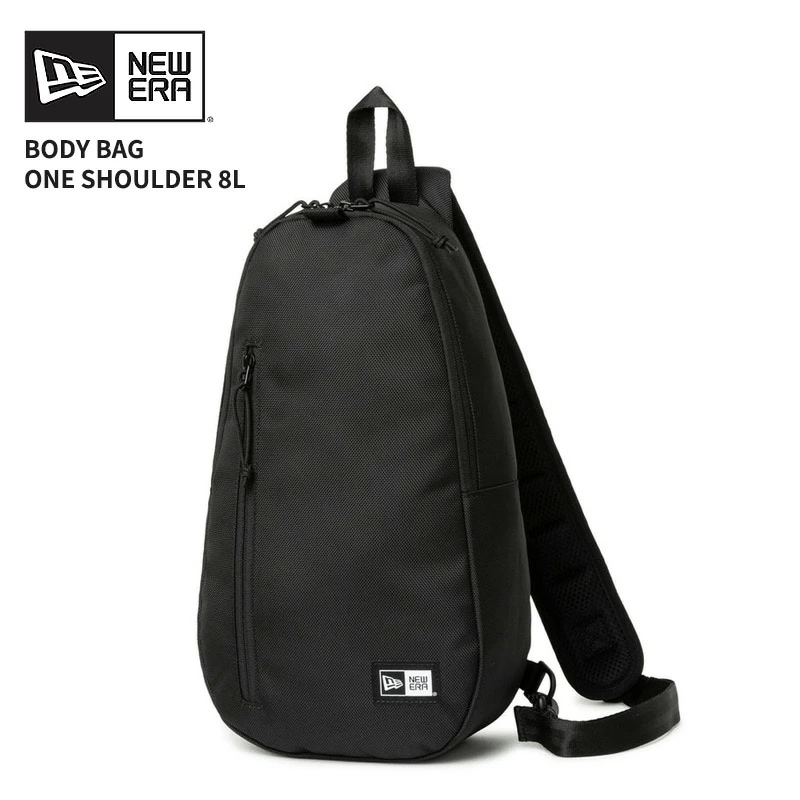 ニューエラ メンズ バッグ NEW ERA ボディバッグ ワンショルダー 8L ブラック 黒 通勤 自転車 14521373