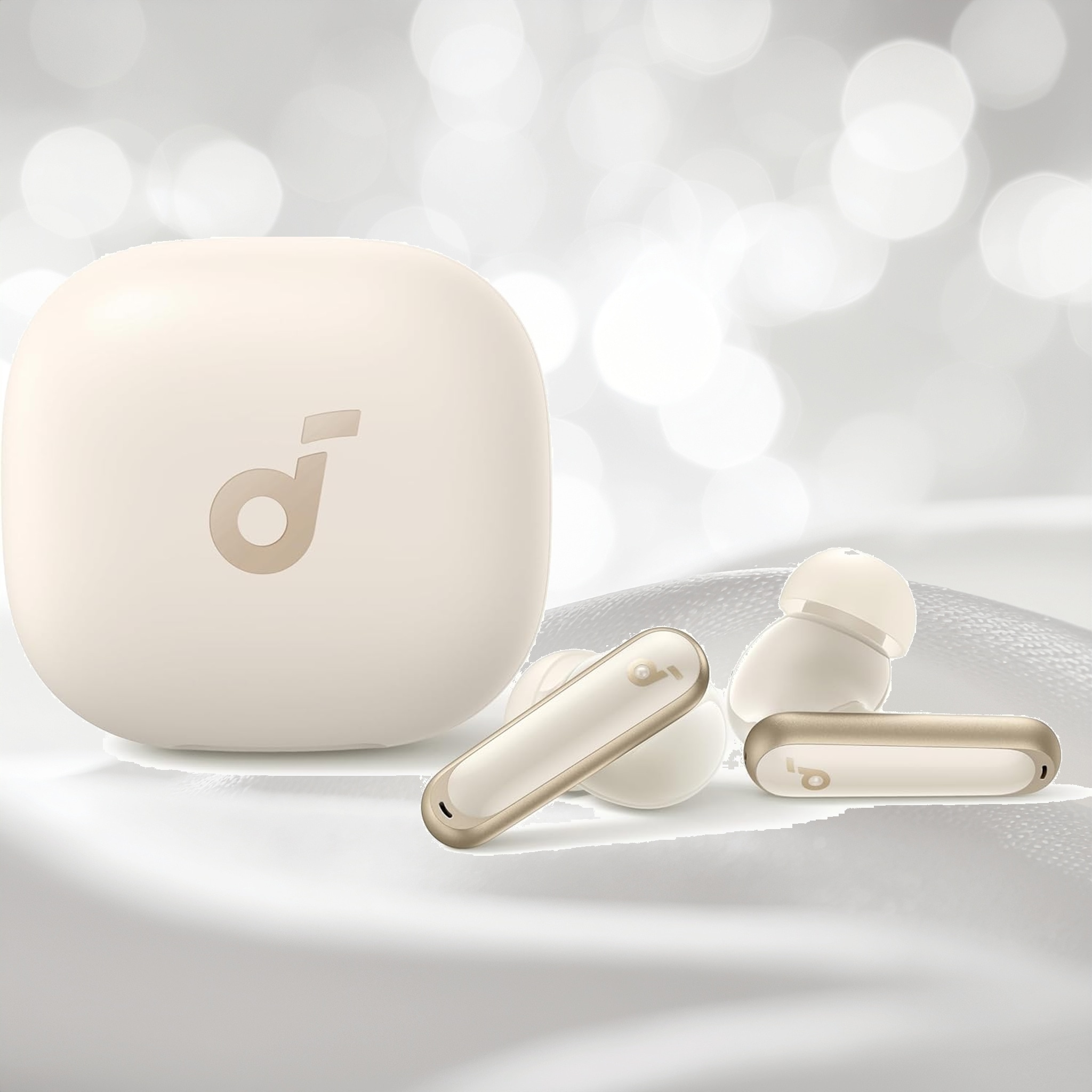 Anker Soundcore P40i (Bluetooth 5.3) 完全ワイヤレスイヤホンウルトラノイズキャンセリング 2.0 マルチポイント接続 最大60時間再生 PSE技術基準適合オフホワイ