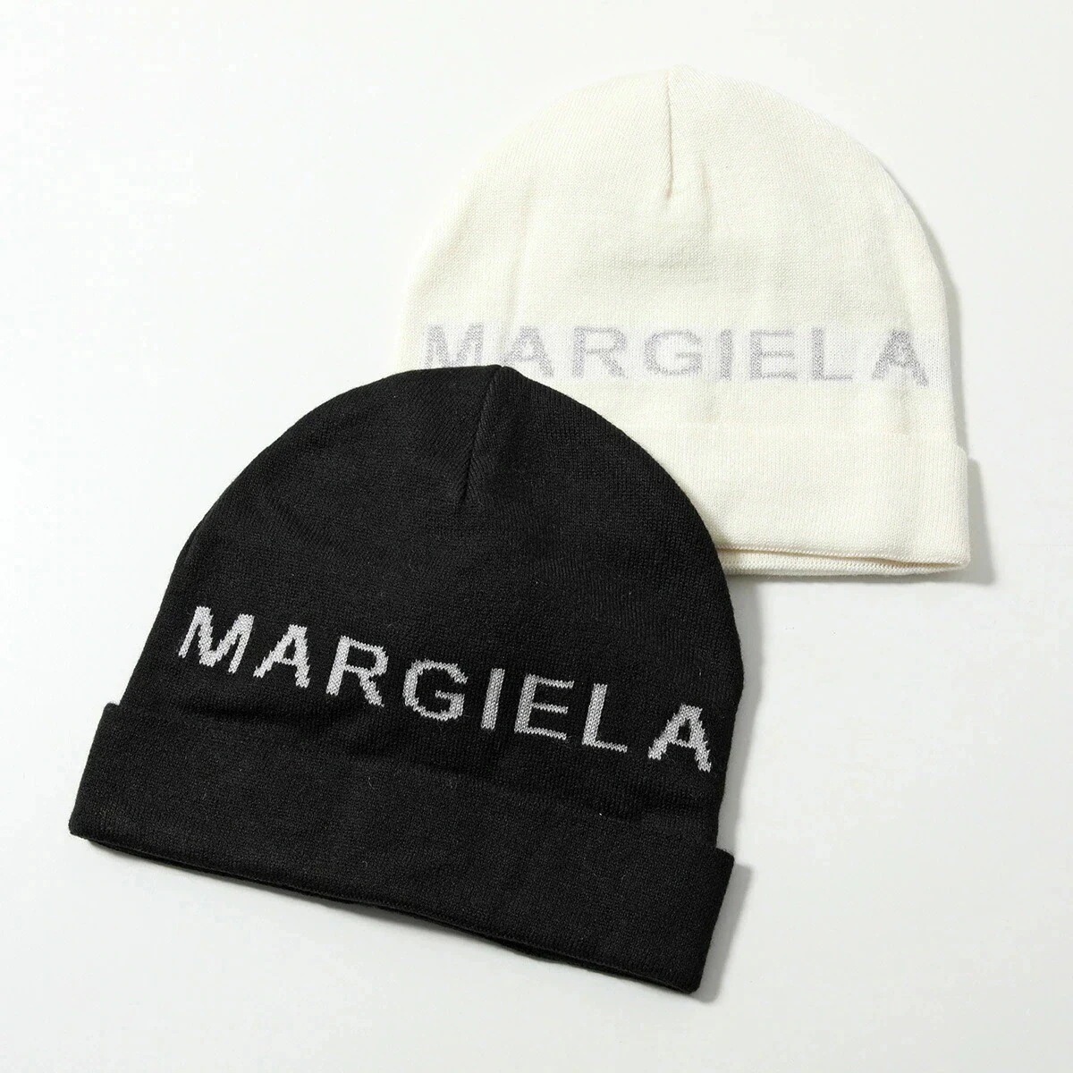 MM6 KIDS エムエムシックス メゾンマルジェラ キッズ ニット帽 M60708 MM04C レディース ガールズ ビーニー ウールブレンド ロゴ 帽子 カ