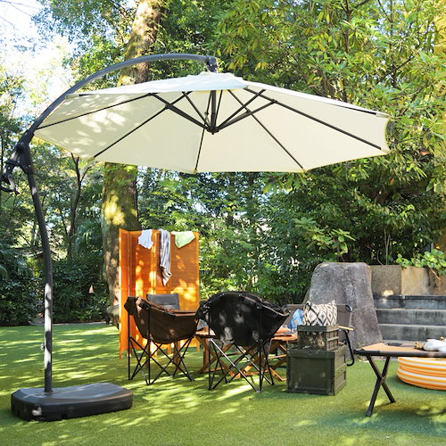 ガーデンパラソル 大型 簡単組み立て カフェ レストラン アウトドア キャンプ 庭 テラス 日除け 日よけ 紫外線 遮光