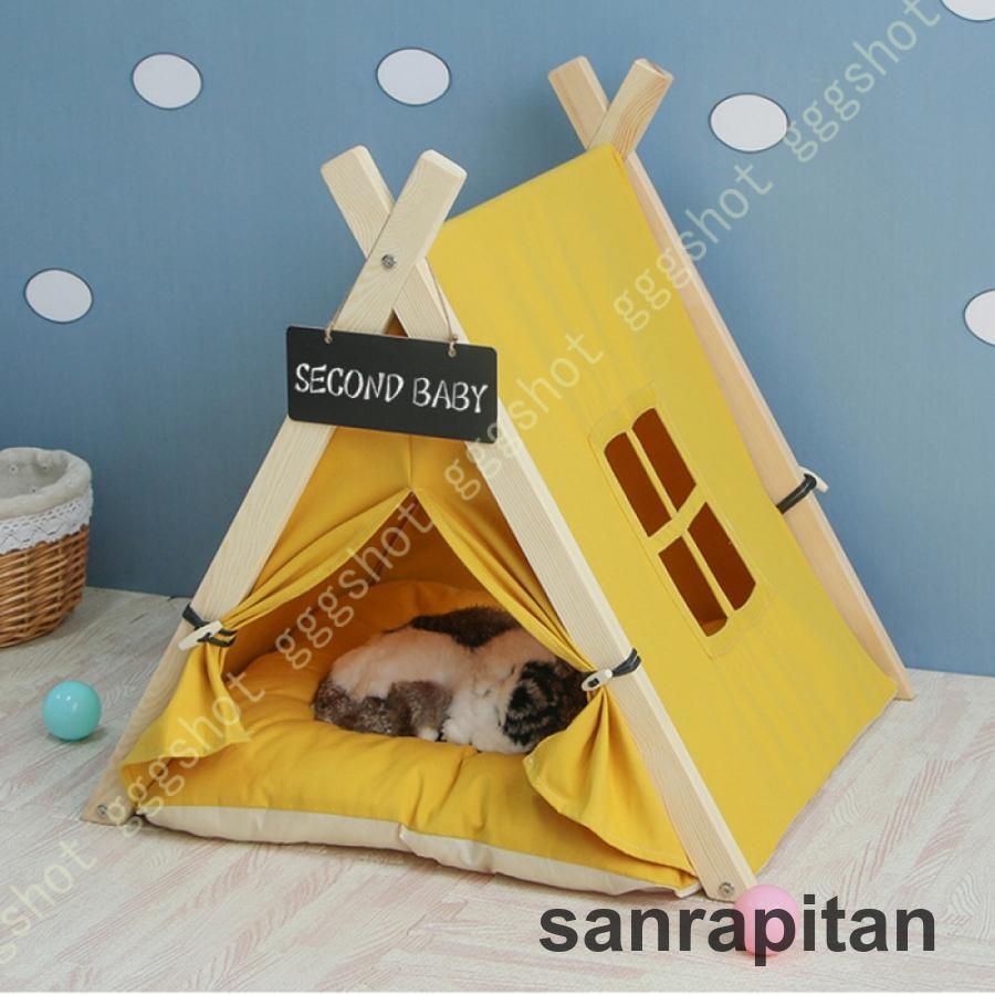 猫用 ペットベッド テント ケージ用 ドーム型 キャットハウス ねこ 小型犬 いぬ 犬用ベッド 兎 小動物 ベッド 室内 旅行用 洗える オールシーズン 洗濯簡単 5,437円