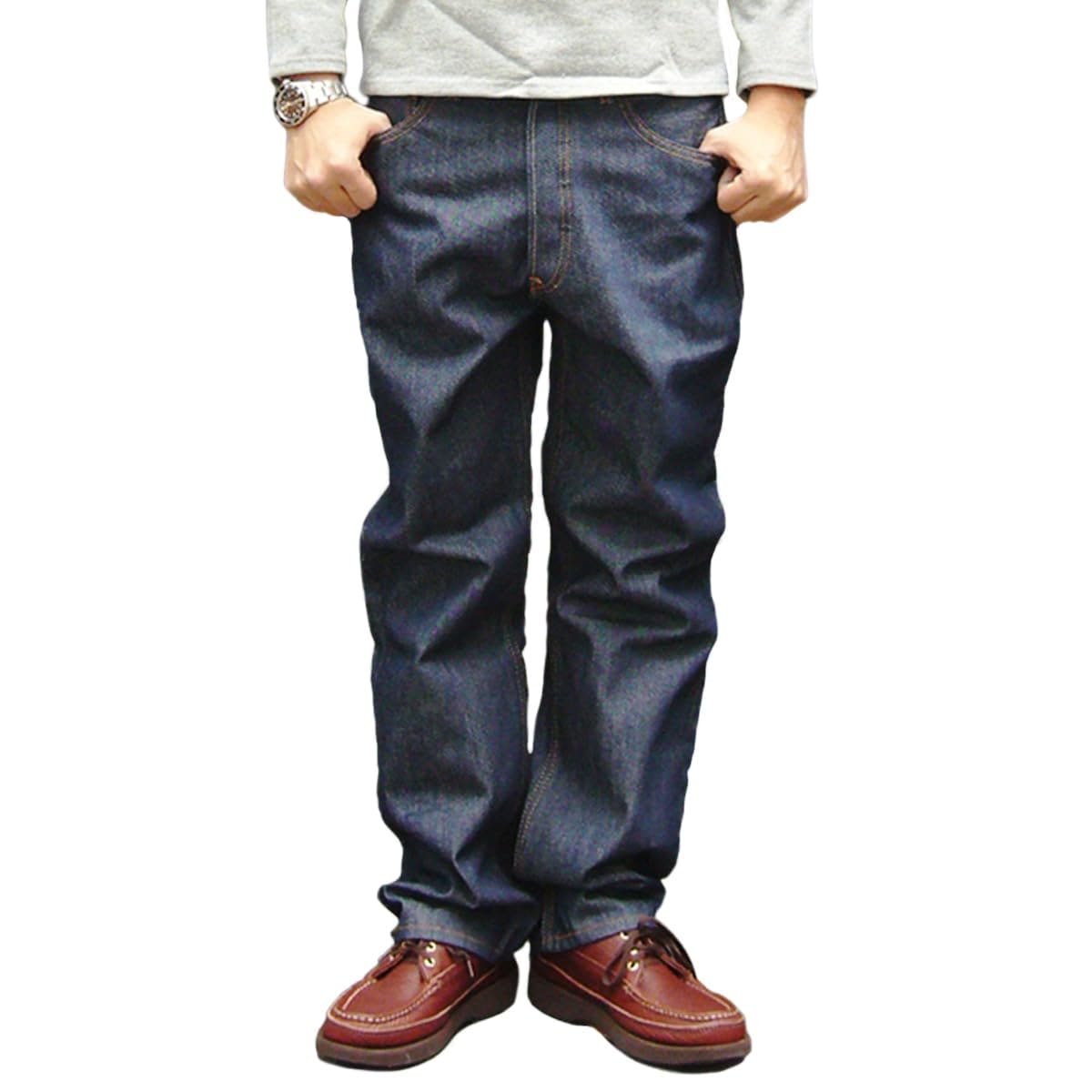[リーバイス] 501 LEVI’S 501-0000 オリジナル ボタンフライ ストレート ジーンズ リジッド STF [並行輸入品]