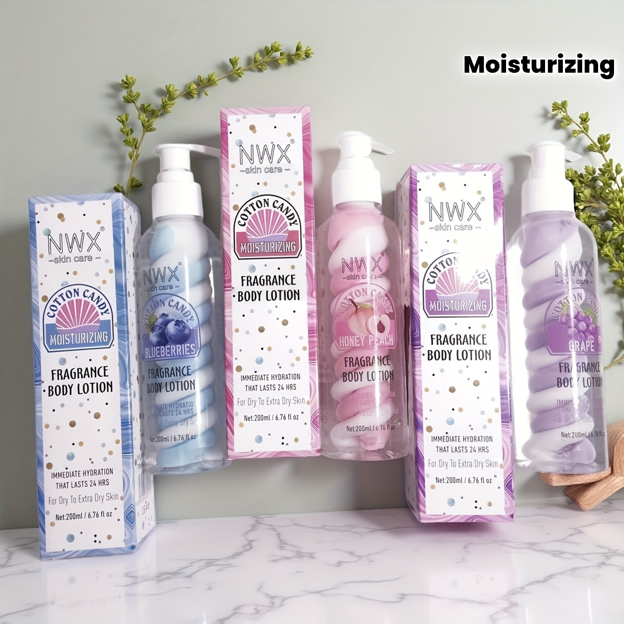 フルーティーな香りのボディローション - ハニーピーチブルーベリー＆グレープ