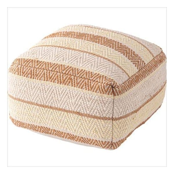 キューブスツール ベージュ 約W54×D54×H39 FAB-004B