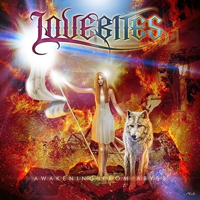 LOVEBITES 炎の目醒め 完全限定盤/クリアオレンジヴァイナル レコード 新品未開封