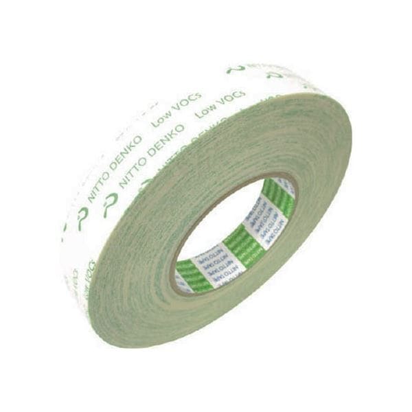 （まとめ）日東電工 低VOC再はく離可能両面テープ No.000E 40mmx20m 1巻[x3]