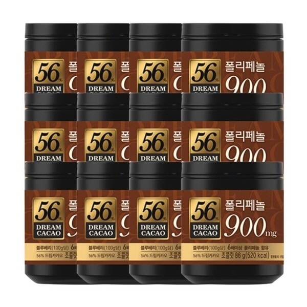 ロッテ製菓 ドリームカカオ 56% 86g 12個