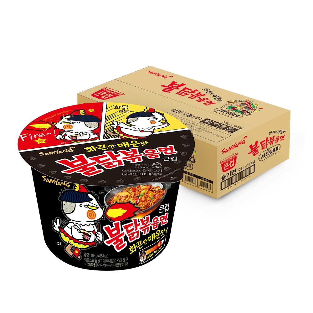 ブルチキン炒め面大カップ105g16個