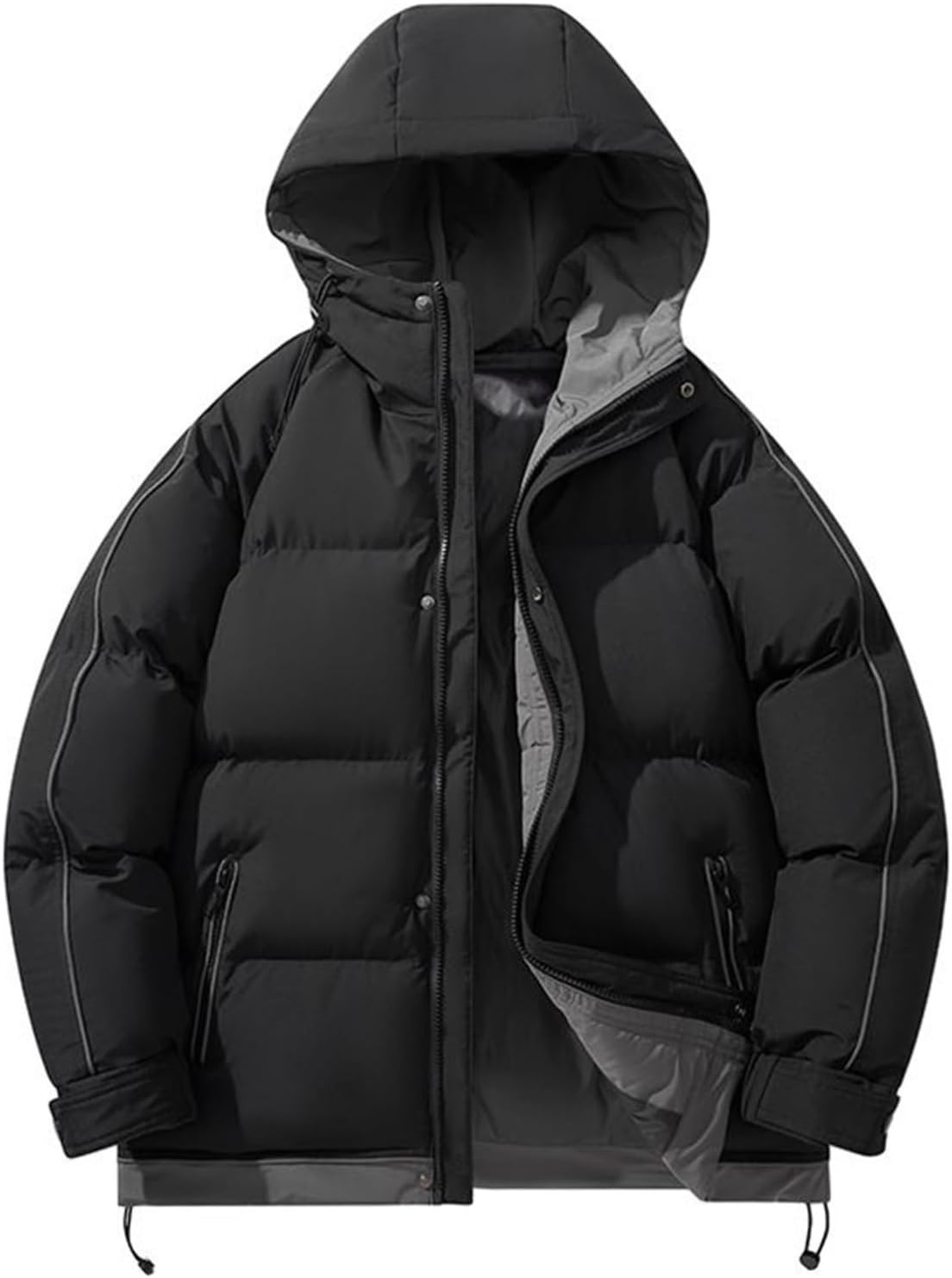 秋冬コート 防寒着 フード付き 分厚い 防寒 防風 中綿入り 大きいサイズ 男女兼用 ショート丈 20代 30代 40代 ファッション メンズ レディース 新年祝い ギフト