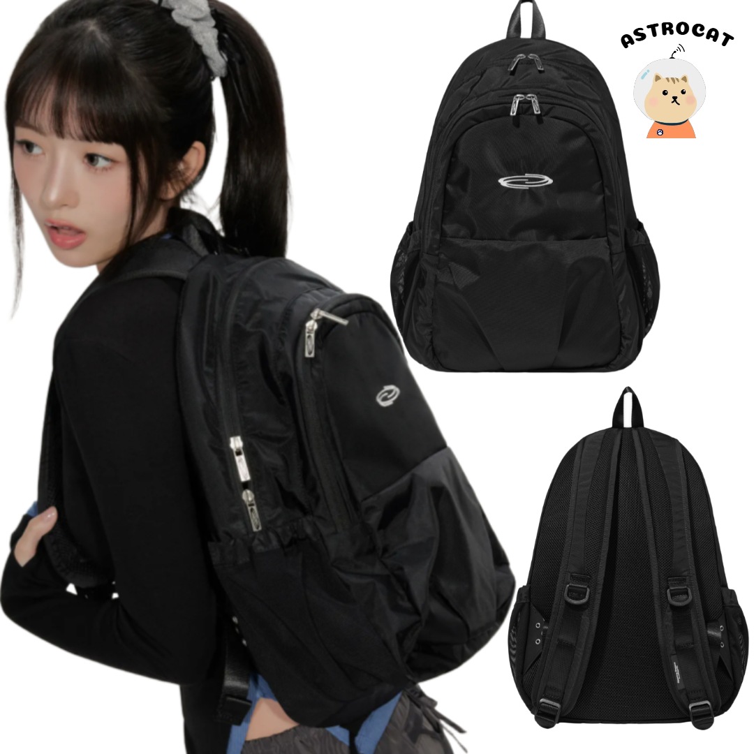 [レイ着用]Essential Backpack - Black 新学期カバン 男女かばん ユニセックスカバン 13,346円