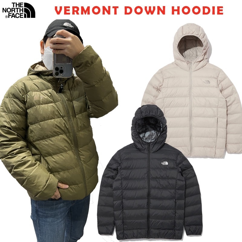 韓国正規品保証 関税負担なし NJ1DN69A VERMONT DOWN HOODIEデイリー 基本 着装 男子 女子 人気 韓国 ファッション 男女共用 アウトドア