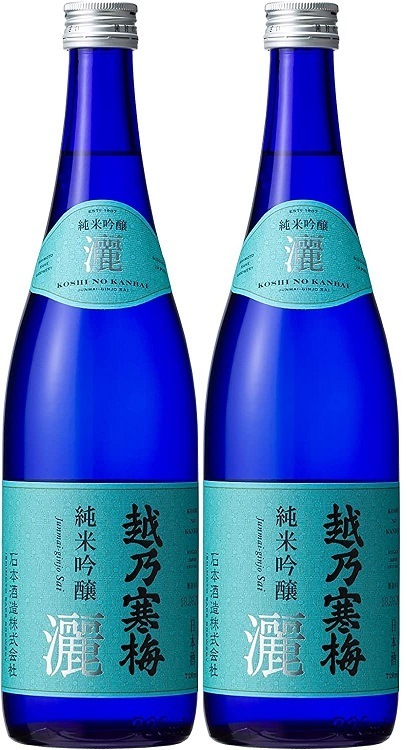 日本酒石本酒造 越乃寒梅 灑 (さい) 純米吟醸 720ml×2本