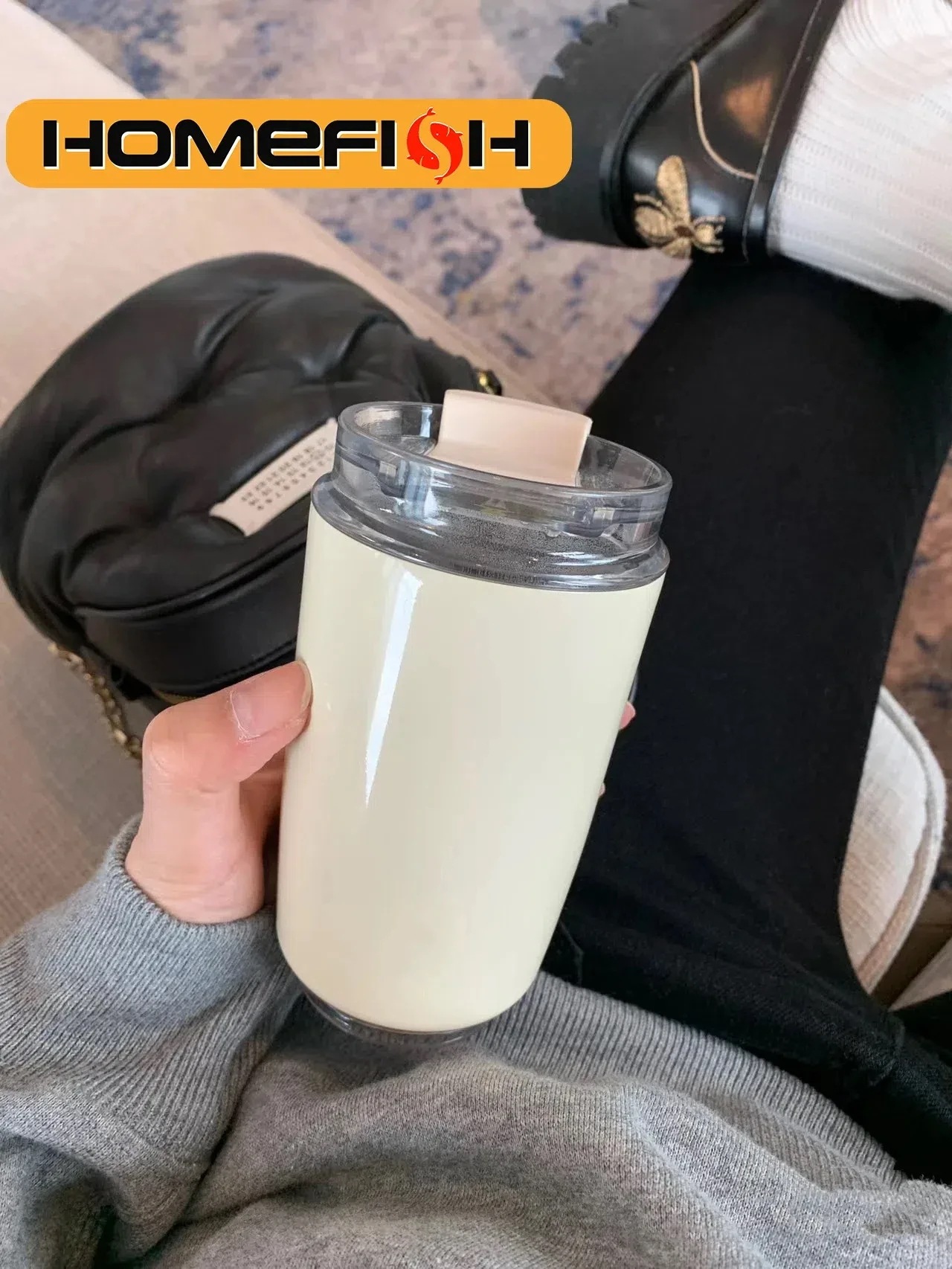 ステンレス製トラベルタンブラー,飲料水差し,乳白色のコーヒーマグ,車のウォーターボトル,d13 - AliExpress 15