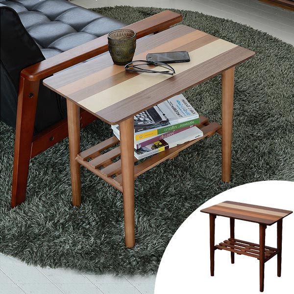 サイドテーブル YOGEAR（ヨギア） 幅55cm コーヒーテーブル ソファサイド YOGEARヨギア ナイトテーブル 花台 ナチュラル