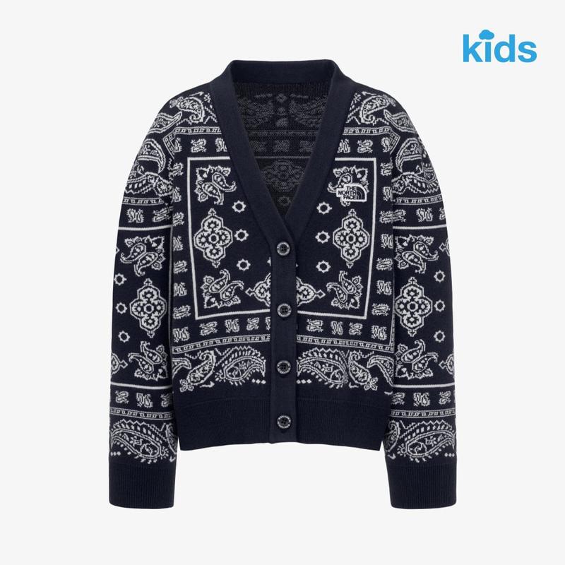 NJ5SR53S キッズペイズリー カーディガン KS PAISLEY CARDIGAN