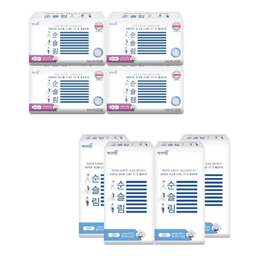 予知美人スンスリム生理用ナプキン大型16Px4パック+一般パンティーライナー52Px4パック学校快適で快適で爽やかな吸収