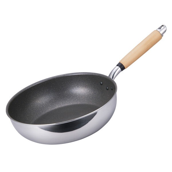 北陸アルミニウム 極ふかみ IHいため鍋 28cm