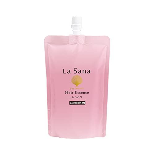 ラサーナ (La Sana) 海藻 ヘア エッセンス しっとり 詰め替え用 (140ml / 無香料) ヘアオイル 洗い流さないトリートメント/ラサーナヘアエッセンス