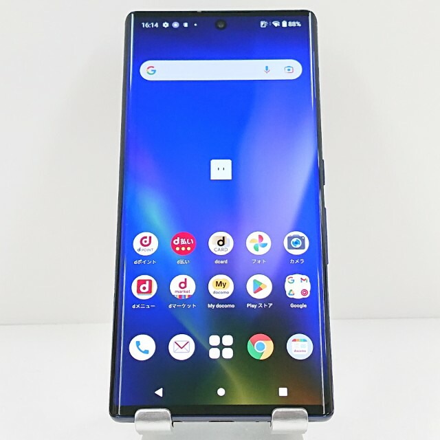 arrows NX9 F-52A ドコモ ネイビー 送料無料 本体 c20159 【中古】