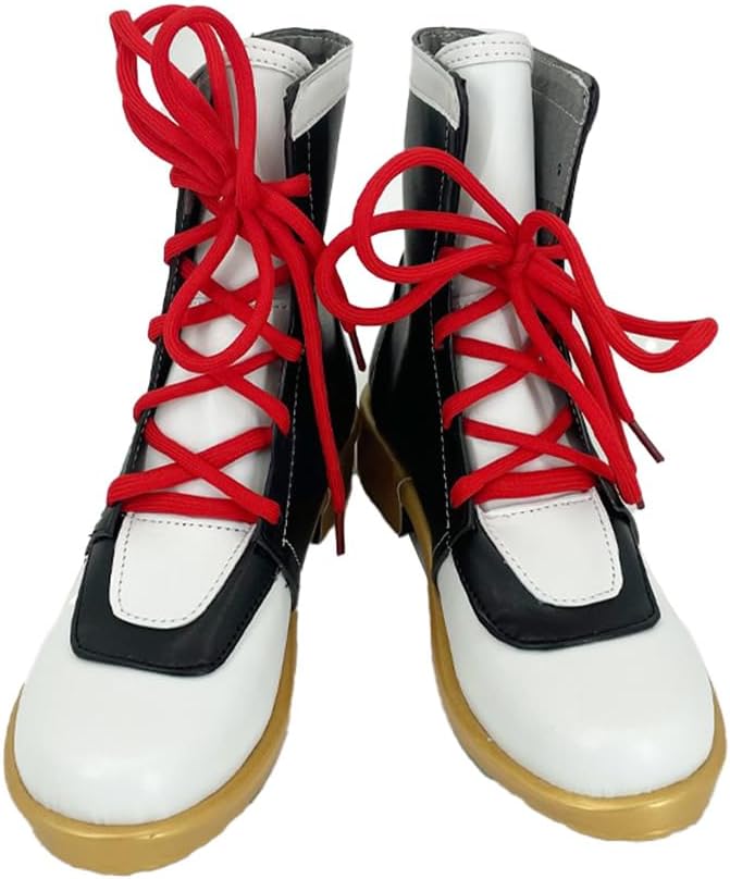 コスプレ靴 魔使マオ まつかいまお にじさんじプロジェクト バーチャル Vtuber 変装用 下駄 シューズ 長靴 コスプレ クリスマス ハロウィン