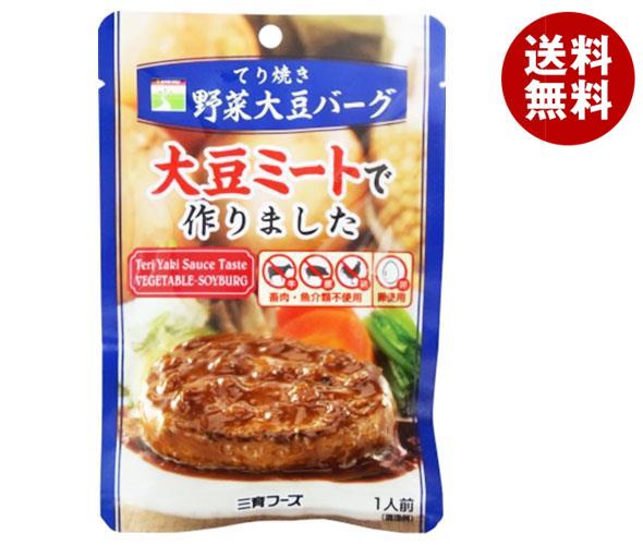 三育フーズ てり焼き野菜大豆バーグ 100g×15袋入×(2ケース)