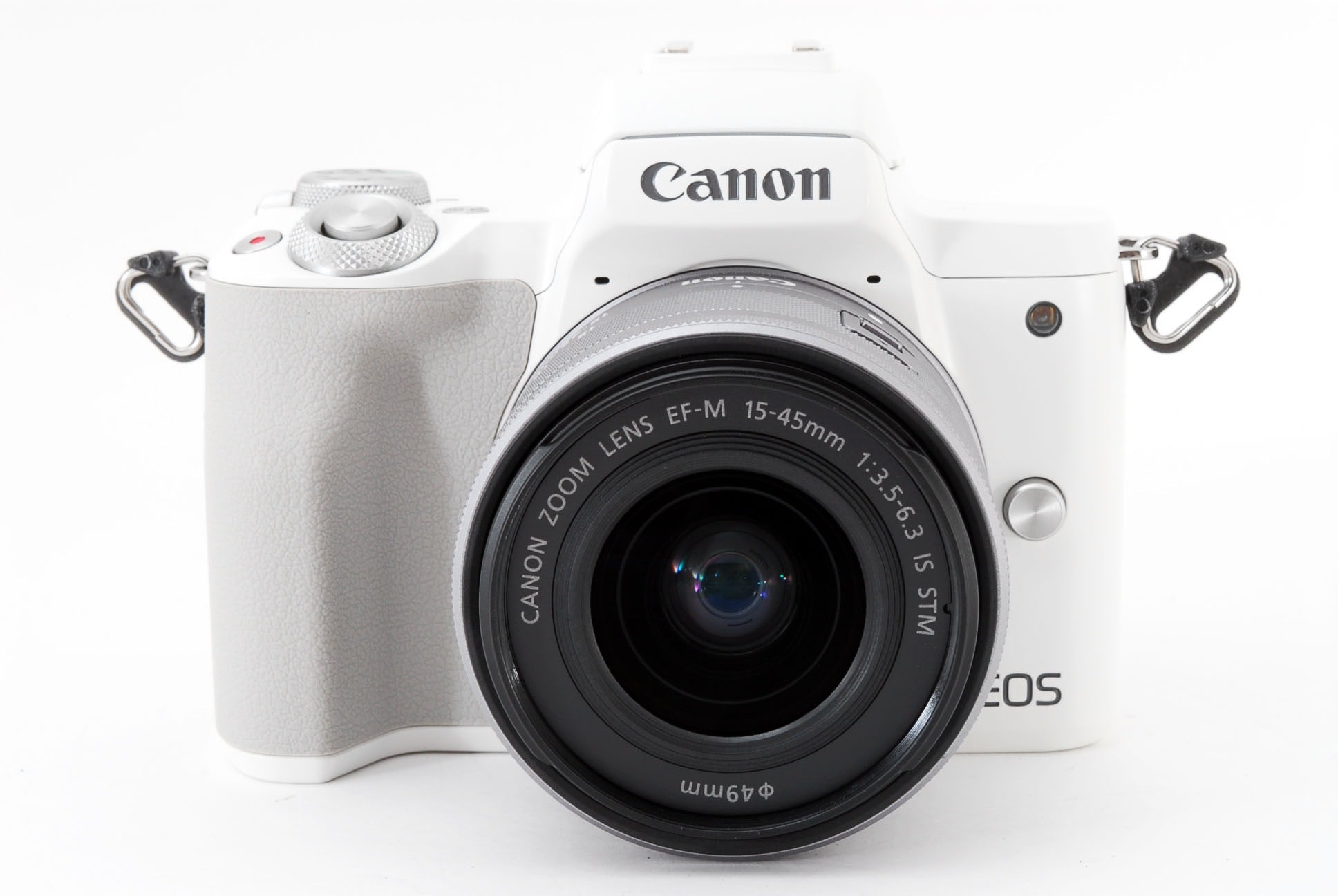 【中古】キヤノン Canon EOS Kiss M2 15-45 レンズキット ホワイト [996]