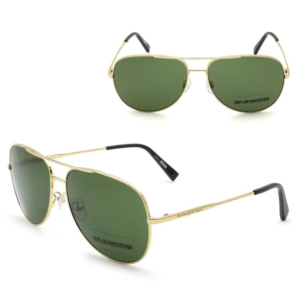 ゼニア サングラス ZEGNA EZ0110-D/S 28N 62 Ermenegildo Zegna サングラス ノーズパッド UVカット ゴールド グリーン