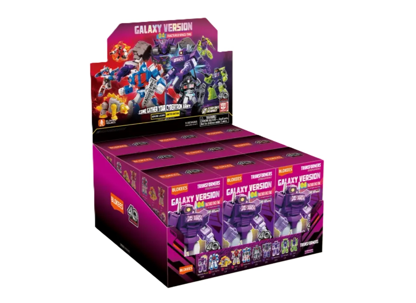 Blokees トランスフォーマー·GV 04 (9個入り) Transformers Galaxy Version 04 Fractured Space-Time