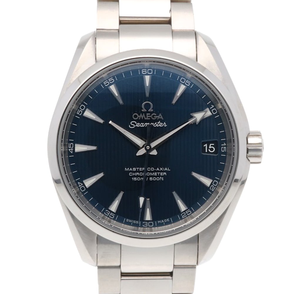 オメガ シーマスター アクアテラ 腕時計 ステンレススチール 23110392103002 自動巻き オーバーホール済 磨き直し済 87645XXX 1年保証 OMEGA 中古 美品