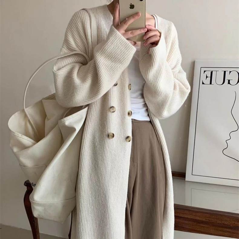 アウター カーディガン レディース ロングカーディガン 長袖 前開き ロング丈 ダブルボタン ニット かわいい 大人可愛い きれいめ シンプル 上品 おしゃれ かっこいい カジュアル こなれ感 個性的 5,202円