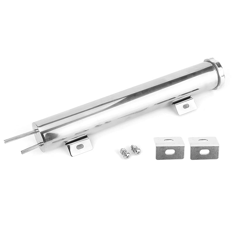 車用オーバーフロータンク ラジエーターキャッチ缶 ステンレス鋼材質 カーパーツ 取り付けが簡単 容量増やし 放熱のスピードアップ 防錆性 耐久性 GM/シェビー/キャデラック/ポンティアック/ビュイッ