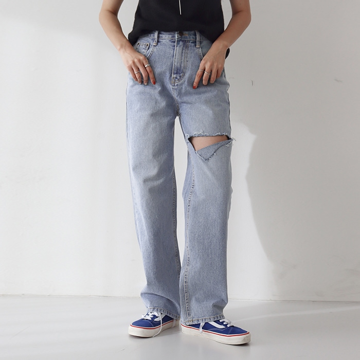 The rom denim Pants [Denim]
