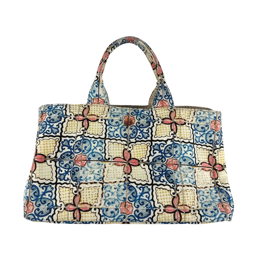 プラダ PRADA ハンドバッグ カナパ キャンバス マルチカラー レディース z6395