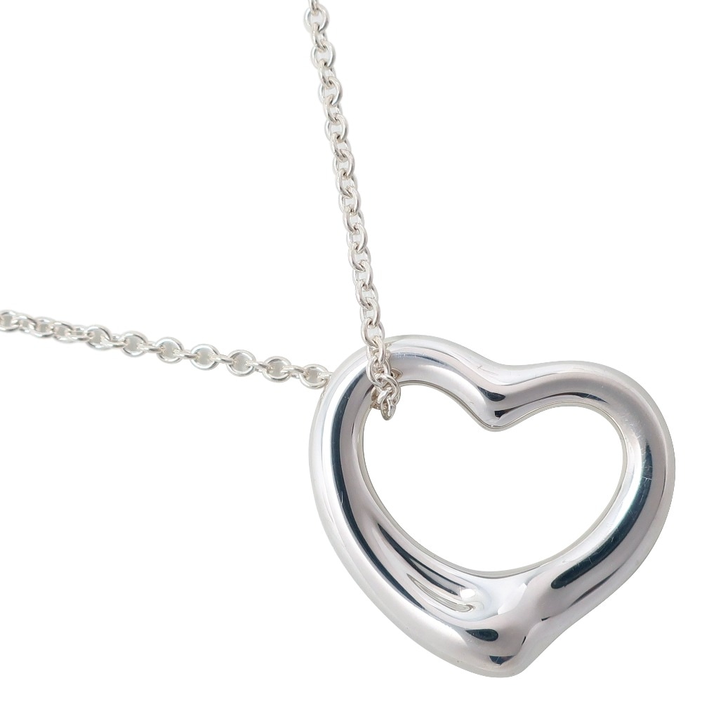 オープンハート エルサ・ペレッティ ネックレス シルバー925 約7g レディース 中古品 Aランク