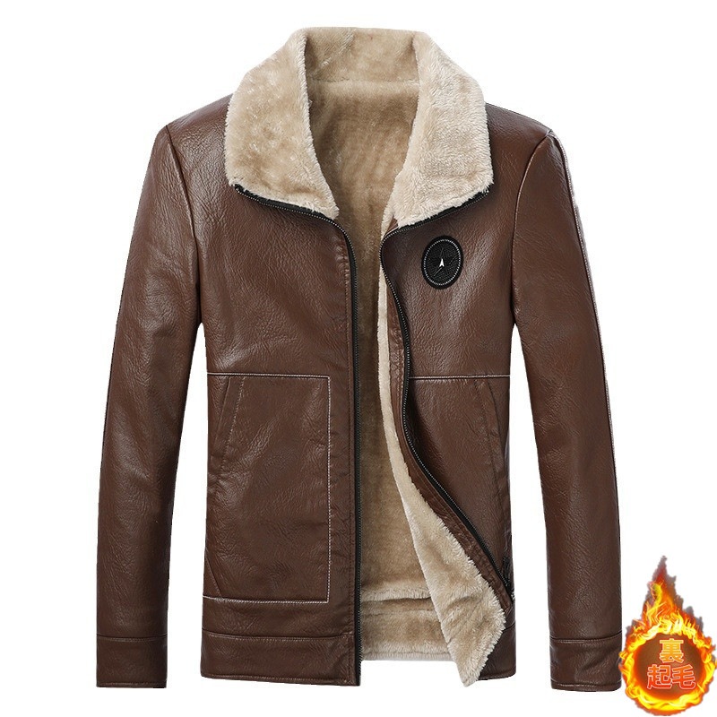 レザージャケット メンズ 裏ボア レザーコート 防寒 暖か ライダースジャケット フェイクレザー 革ジャン