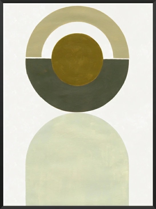 PROJECT NORD GEOMETRIC HALO POSTER A3