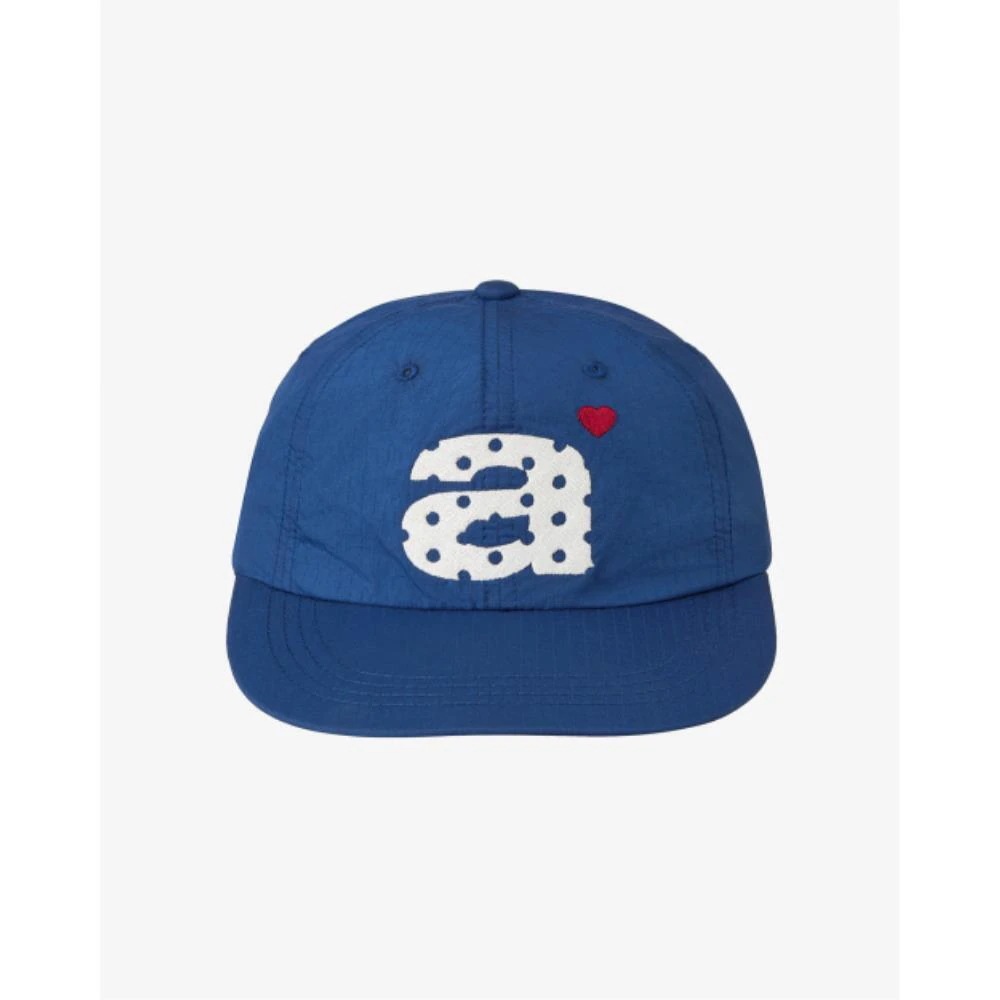 AEAE DOT SMALL LETTER NYLON CAP BLUE AE45SUCA002BLU