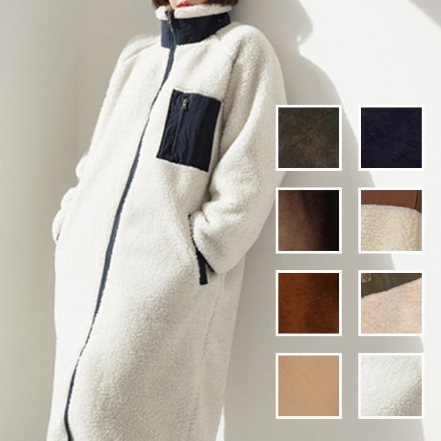 韓国 ファッション レディース アウター ムートン ファーコート 秋 冬 新作 カジュアル 7,123円