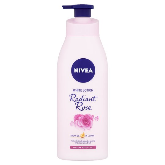 超美品 Nivea White 350ml Oil Argan and Rose Radiant Lotion ボディ