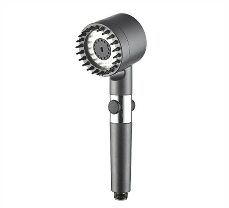 シャワーヘッド　高級感 節水 超微細気泡 手元止水 水圧アップ 手元スイッチ 軽量 増圧 塩素除去 マイクロナノバブル 3段階モード 節水シャワー 低水圧 取付簡単 ホワイト ミスト 止水ボタン