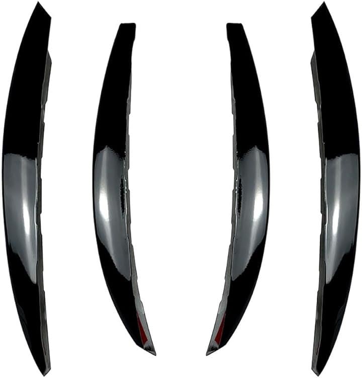 汎用品 メルセデスベンツW206 Cクラス C200 C260 C300 2021-2024年適用 外装用フロントフォグランプ ガーニッシュ ベゼルカバー(ブライトブラック, 中)