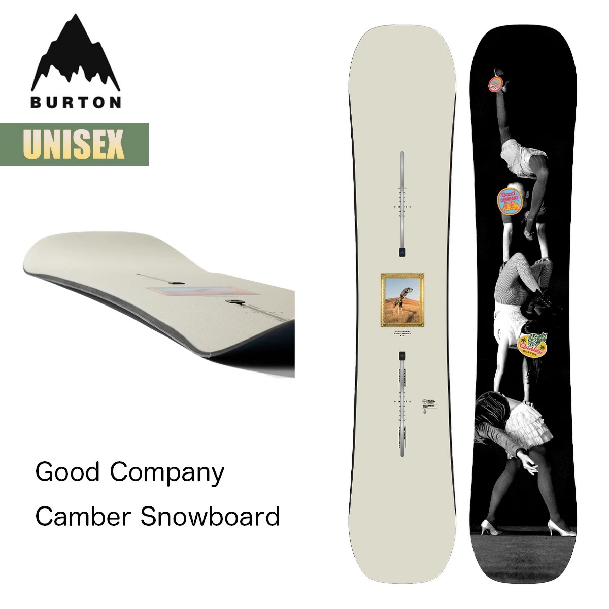 スノーボード 板 24-25 グッドカンパニー キャンバー W25JP-235951 Good Company Camber Snowboard 148 152 155 ツインシェイプ
