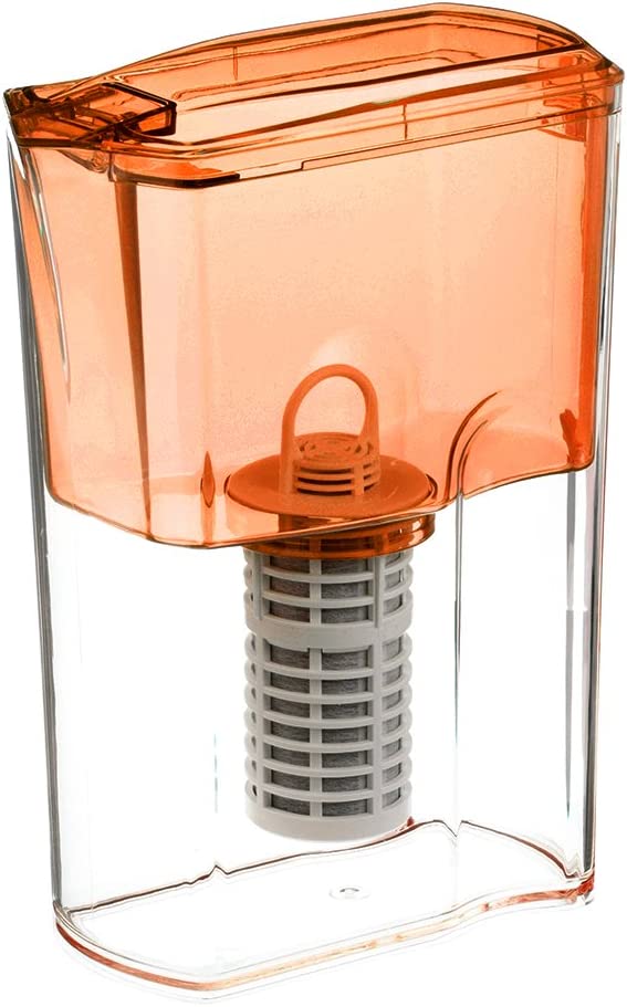 ビビアン ポット型浄水器 1L カートリッジ付き オレンジ