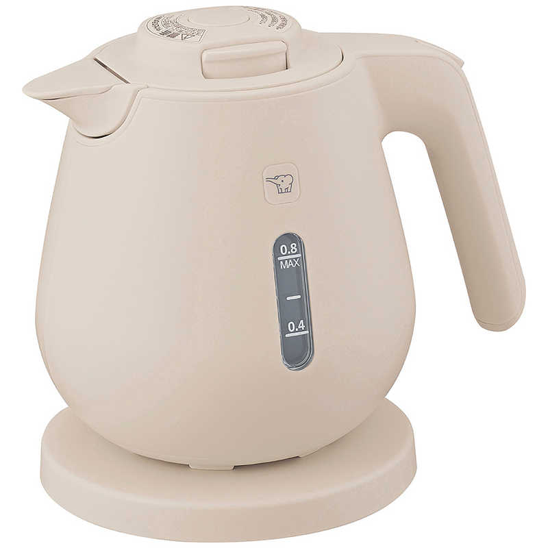 象印マホービン　ZOJIRUSHI　電気ケトル ［0.8L］ ライトベージュ　CK-DC08