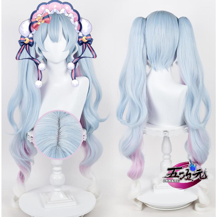 【Q10最安値*3日間発送】五次元 　ボーカロイド　コスプレ　初音ミク　 雪ミク2023 　ウィッグ　イベント用品