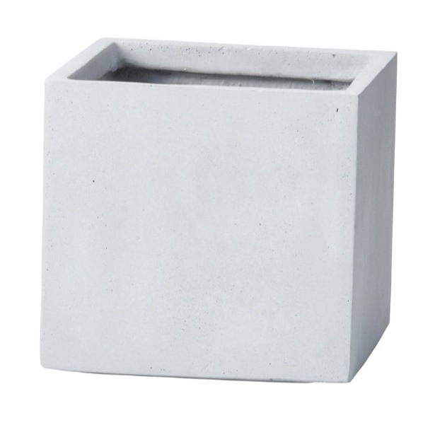 サーンプルスクエアＬ GREY グラスファイバー鉢